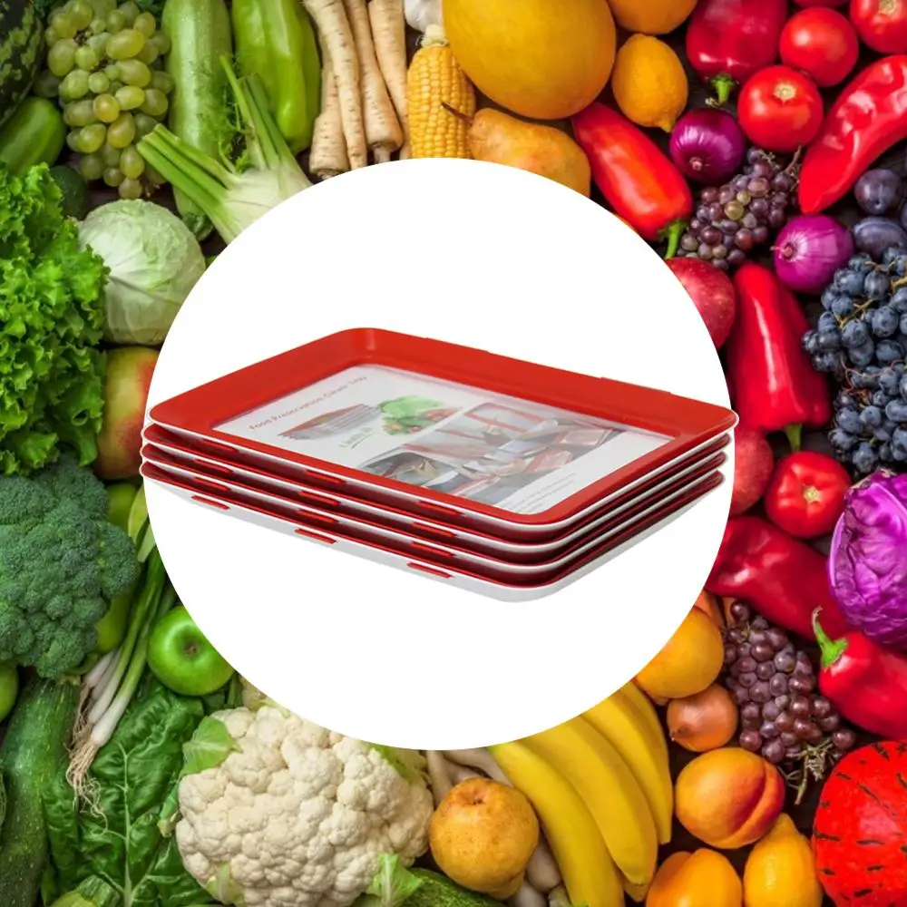 Творческая пища сохранение лоток продуктов в свежем состоянии свежий