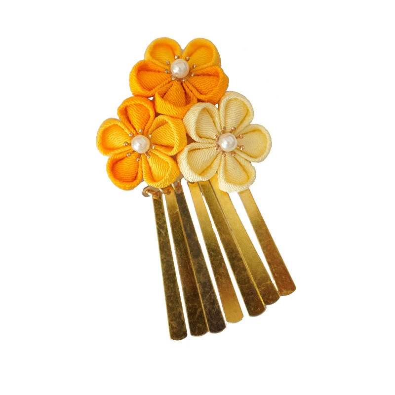 Заколка для волос в японском стиле женская аксессуар с бахромой украшение зажим 1