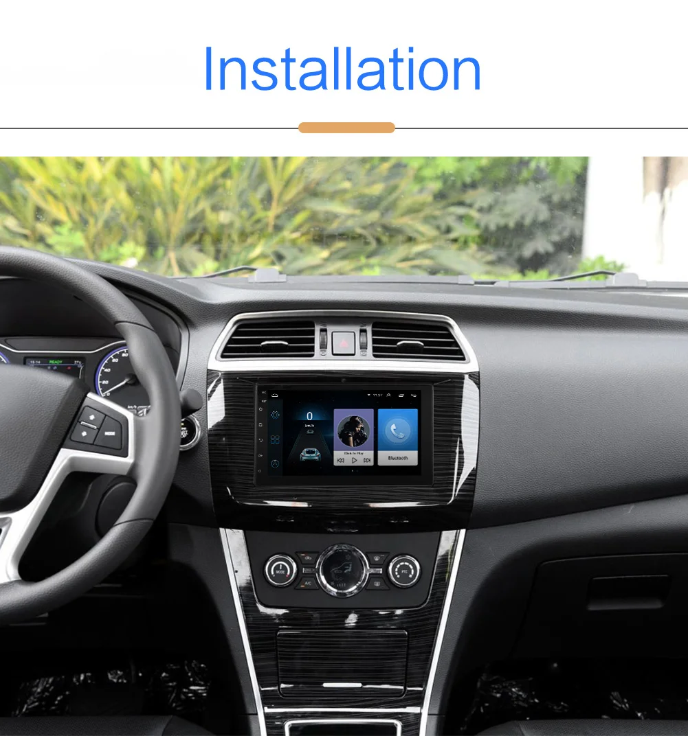 Радио 2din Автомагнитола Android мультимедийный плеер авторадио 2 Din 7 ''сенсорный экран gps wifi DVR Bluetooth FM Авто аудио стерео