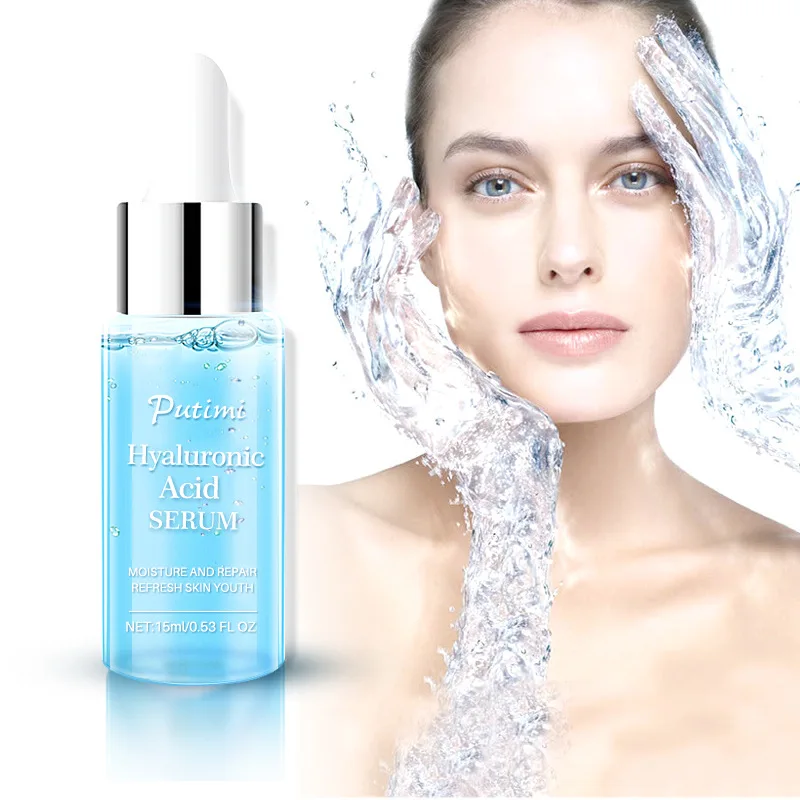 

Putimi Hyaluronic Acid Serum Moisturizing Face Essence Anti Wrinkle Improve Fine Lines Shrink Pores Tighten Anti Aging Skin Care