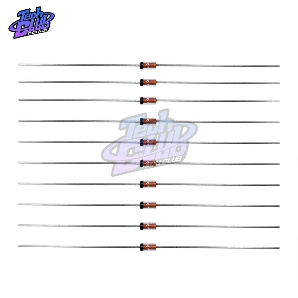 10 шт. 1N5711 диодные диоды для переключения сигнала барьера 15мА 70В DO 35|Детали и