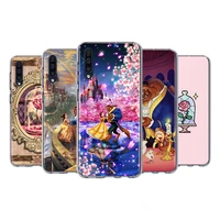 beauty and the beast for samsung galaxy a30 s a40 s a2 a20e a20 s a10s a10 e a90 a80 a70 s a60 a50s transparent phone case
