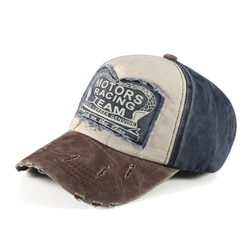 Бейсболка Мужская женская повседневная с надписью из старинный Gorras хлопка 1 шт. |