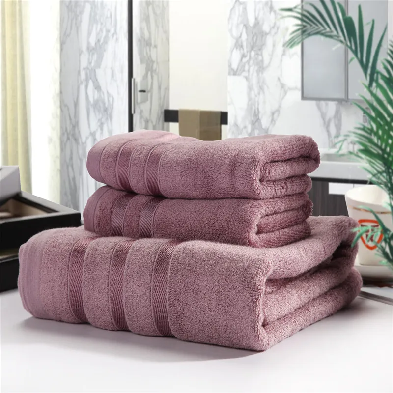 

100% бамбуковое банное полотенце для взрослых 3 шт./компл. полотенце для лица s ванная 34 см * 74 см * 2 полотенце s + 70 см * 140 см * 1 шт. банное полотенце