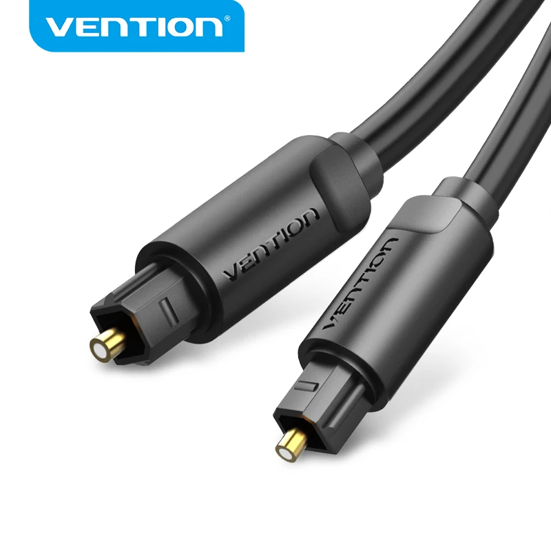 Vention-Cable de Audio óptico Digital, Cable Coaxial Toslink SPDIF para Xbox, PS4,...