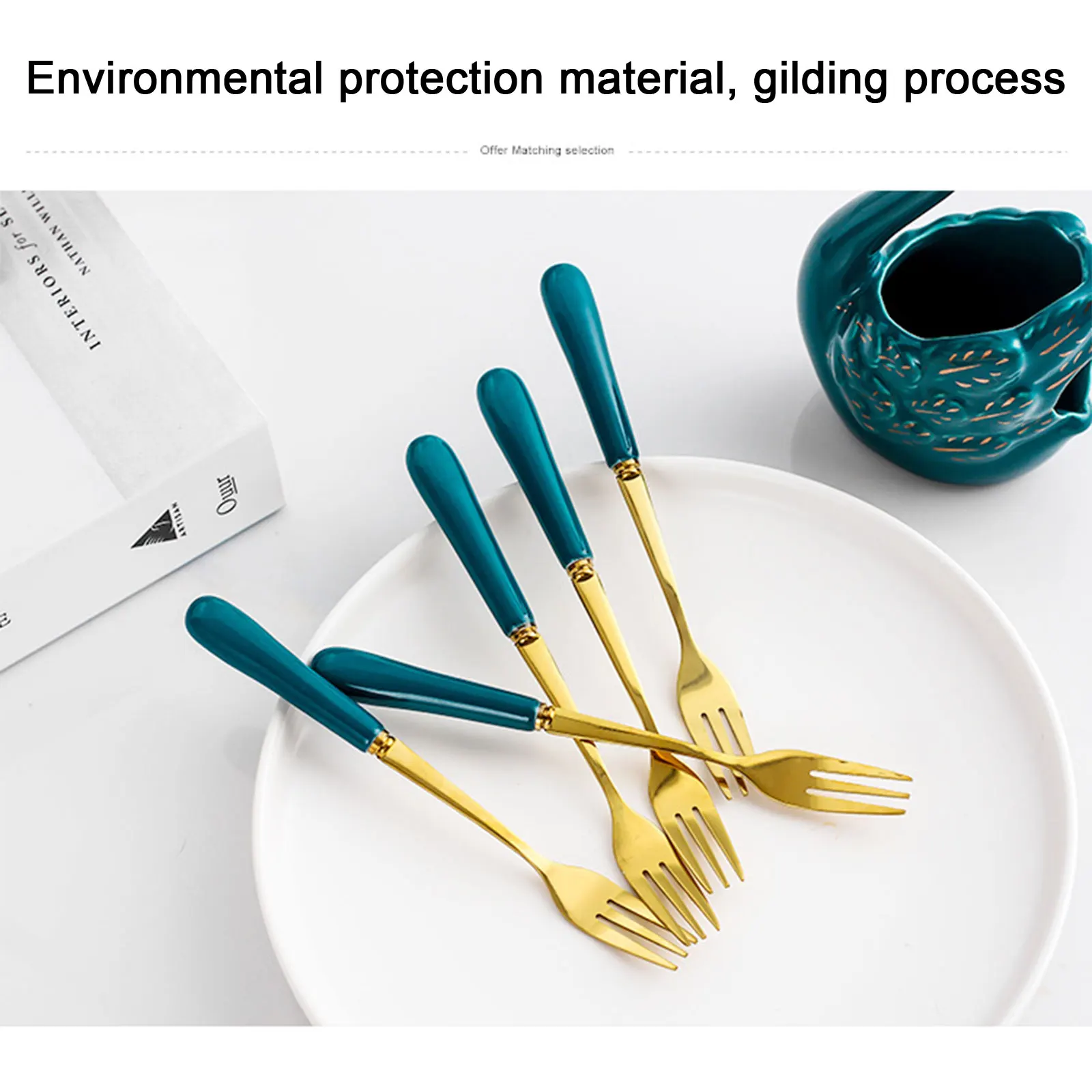 Роскошная керамическая подставка для ложки Кухня вилка Столовые приборы ящик