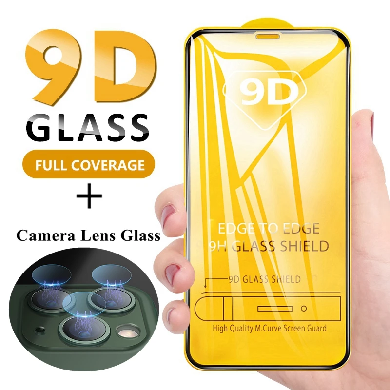 Закаленное защитное стекло FLOVEME 9D для iPhone 11 Pro Max XR X XS 7 8 6 Plus 5 Защита экрана на |