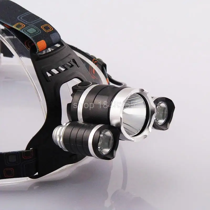 

Head Light 3 * Xml T6 Led Head Lamp Linterna Lampe Frontal Torch Light Fishing Headlamp With 18650 Batteries Hoofdlamp