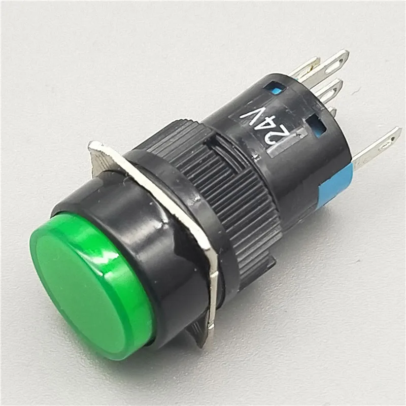 

Светодиодный кнопочный переключатель 16 мм