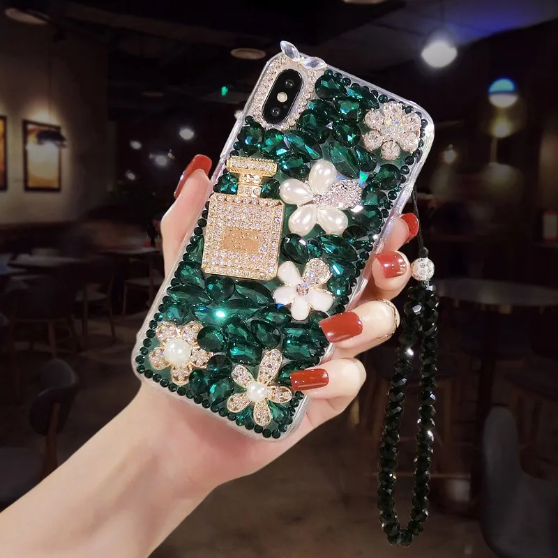 

For SamsungA3 A5 A7 2017 A9 A8 A6 PLUS A50 A70 A80 A51 A71 M10 M20 M30 Phone Case Luxury Bling Rhinestone Diamond Crystal Cover