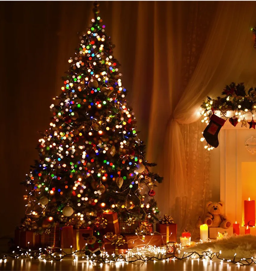 Fairy Bubble Ball String Lights Crystal Garland LED Lamp For Christmas Birthday Wedding Party Holiday Home Garden Decoration | Лампы и