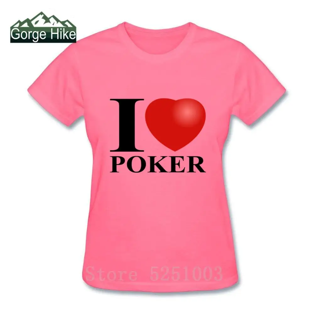 Футболка с надписью I Love Poker Your Money Повседневная футболка принтом в виде домика для
