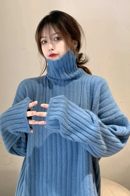 

Turtleneck Sweater for Female Students Loose Outer Wear Autumn and Winter Undershirt 2020 New Pullover Inner Wear Sweater