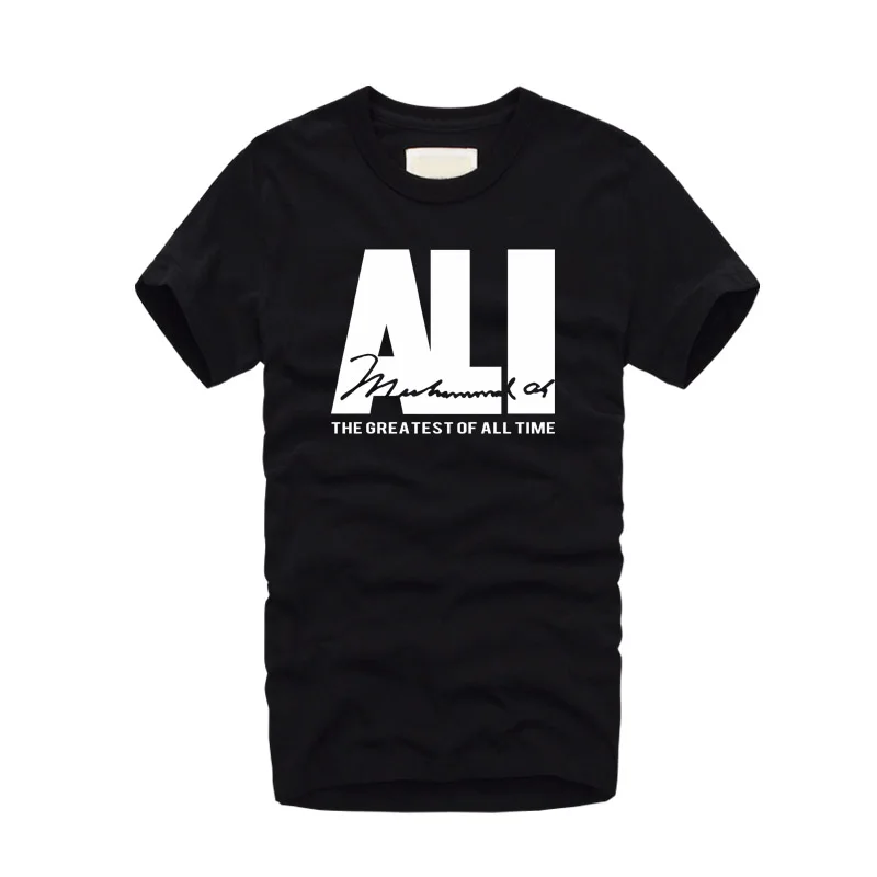 2021 модные брендовые мужские футболки с Мухаммедом Али уличный фитнес ММА