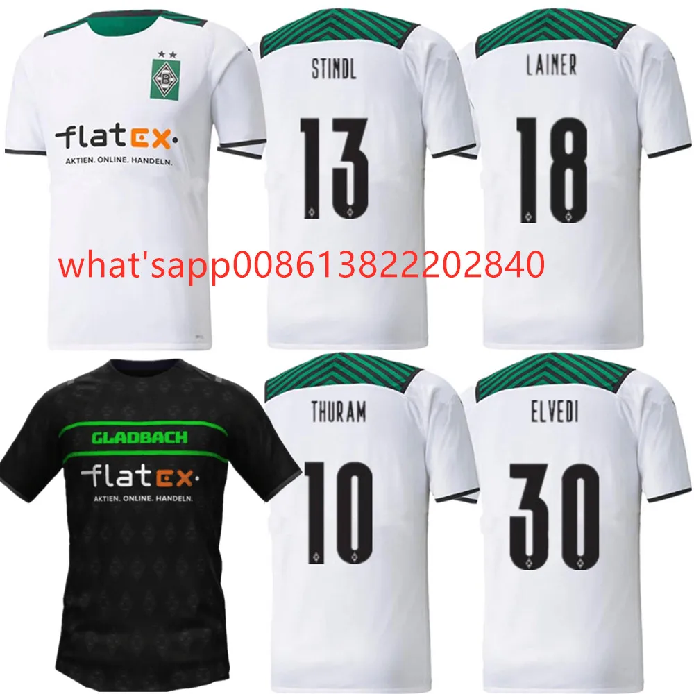 

21/22 Borussia MNCHENGLADBACH Soccer Jerseys 120th 2021 2022 PLEA THURAM Ginter EMBOLO Men Football Shirts Uniforms