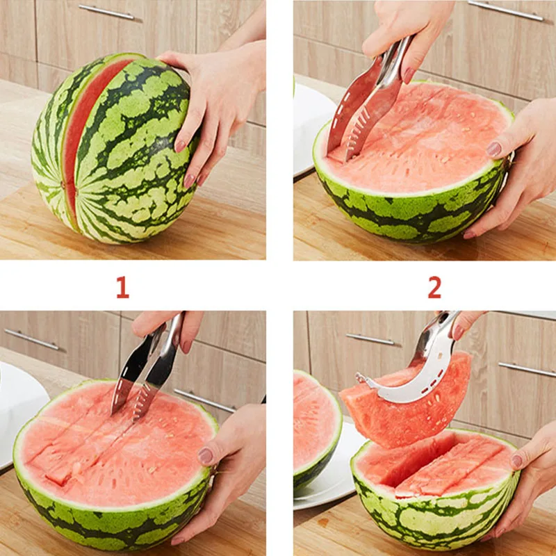 304 Stainless Steel Watermelon Artifact Slicing Knife Knife Corer Fruit And Vegetable Tools kitchen Accessories Gadgets images - 6