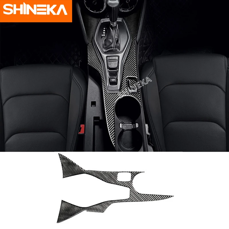 

SHINEKA Carbon Fiber Accessories For Chevrolet Camaro 2017+ Car Interior Dashboard Frame Decoration Sticker for Camaro 2017-2019