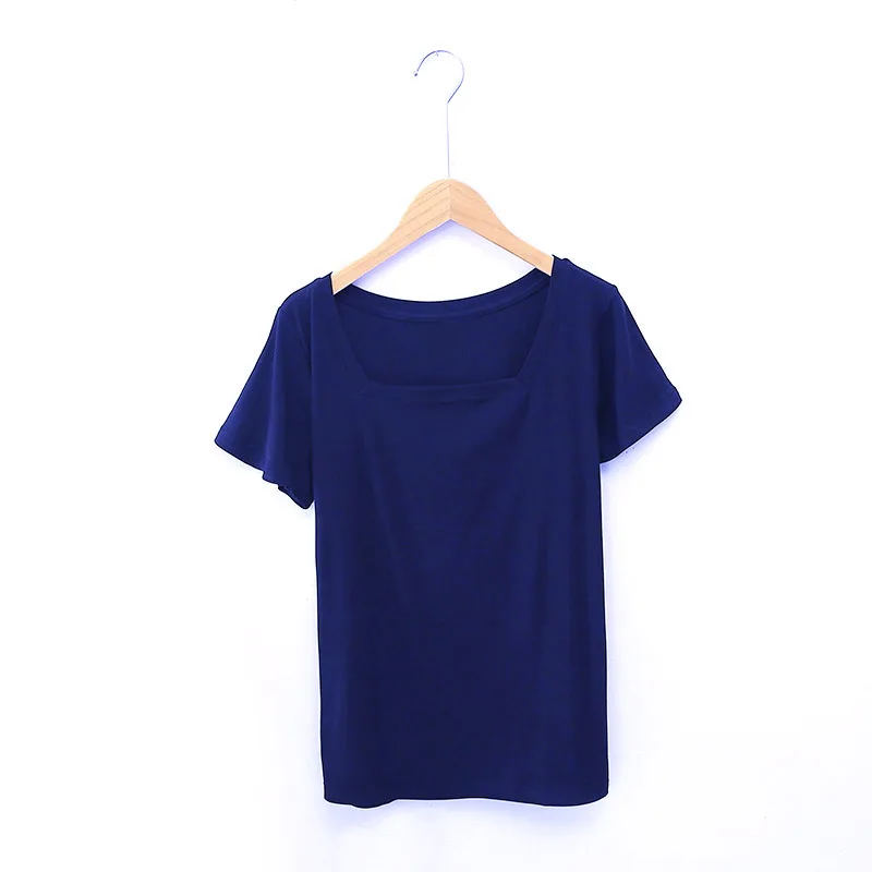 

Classic women's soft high quality summer cotton casual breathable short sleeve T-shirt