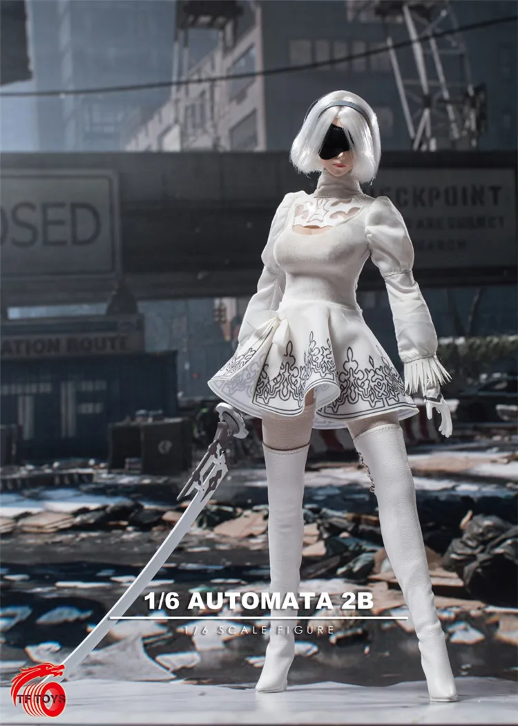 1/6 весы сексуальные женские рисунок аксессуар НИР: автоматы 2B YoRHa женский манекен