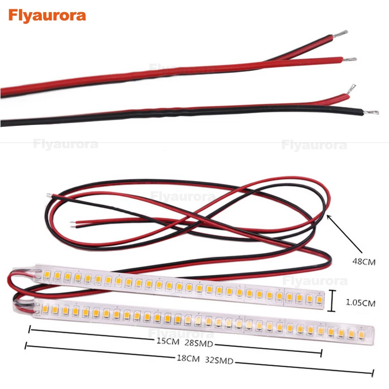 2 шт. автомобильный индикатор для зеркала заднего вида лампа стример полоса вода
