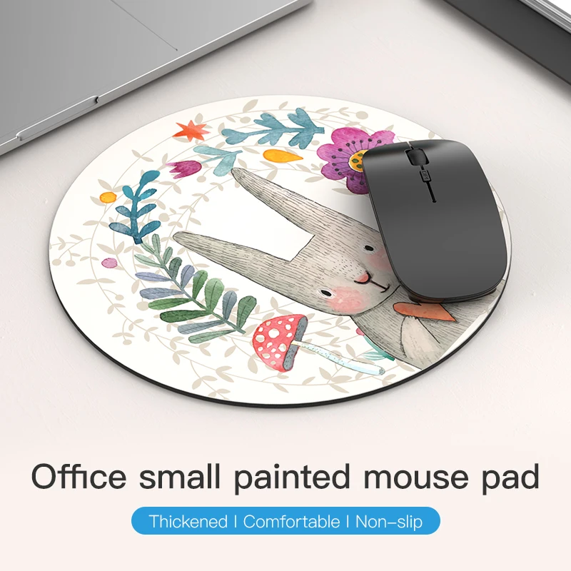 Круглый Мышь коврик стол 20 см моющиеся Краски планшета мыши коврики резиновые