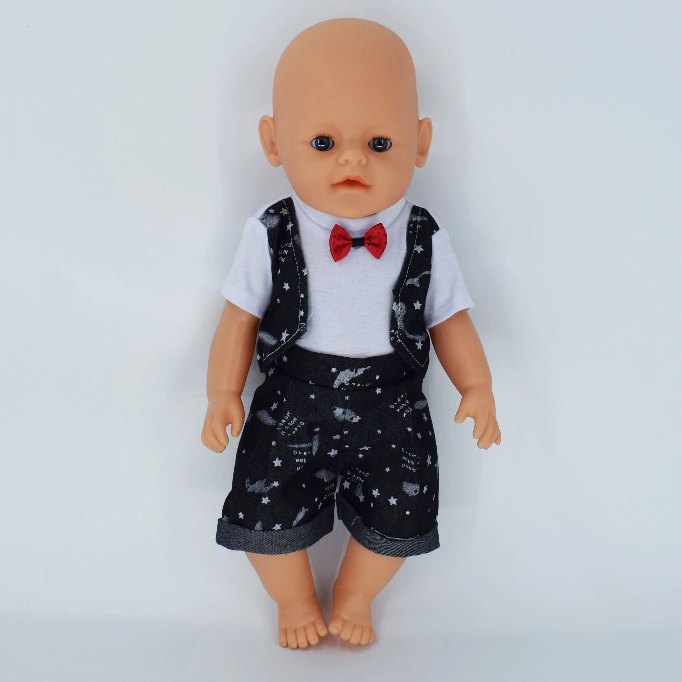 Аксессуары для кукол новорожденных повседневный комбинезон Одежда размером 43 см