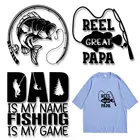 Модная нашивка с надписью Рыбалка, аппликация для одежды, декоративная нашивка с надписью для одежды, моющиеся аксессуары для одежды