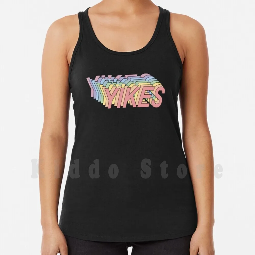 Yikes чувак. Сырой мем выражающий тревогу и яркий жилет без рукавов сырой Yikes|Майки| |