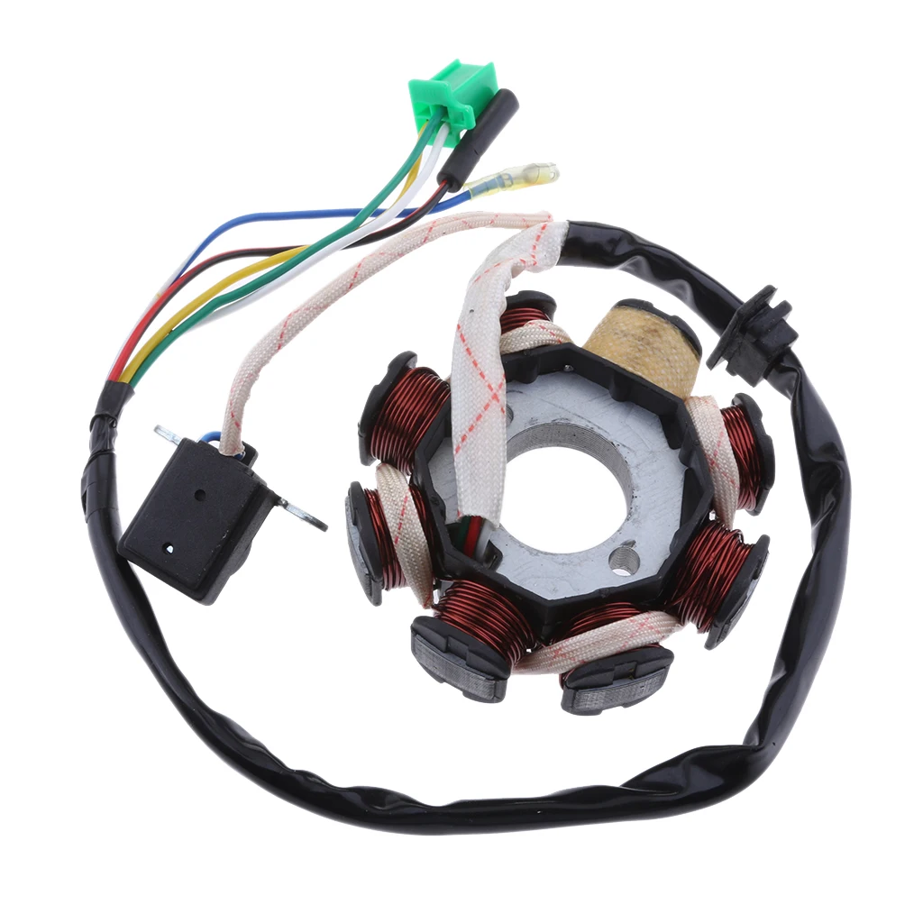 

8 Pole Coils Ignition Stator Magneto For GY6 125 150cc ATV Moped Motorbike