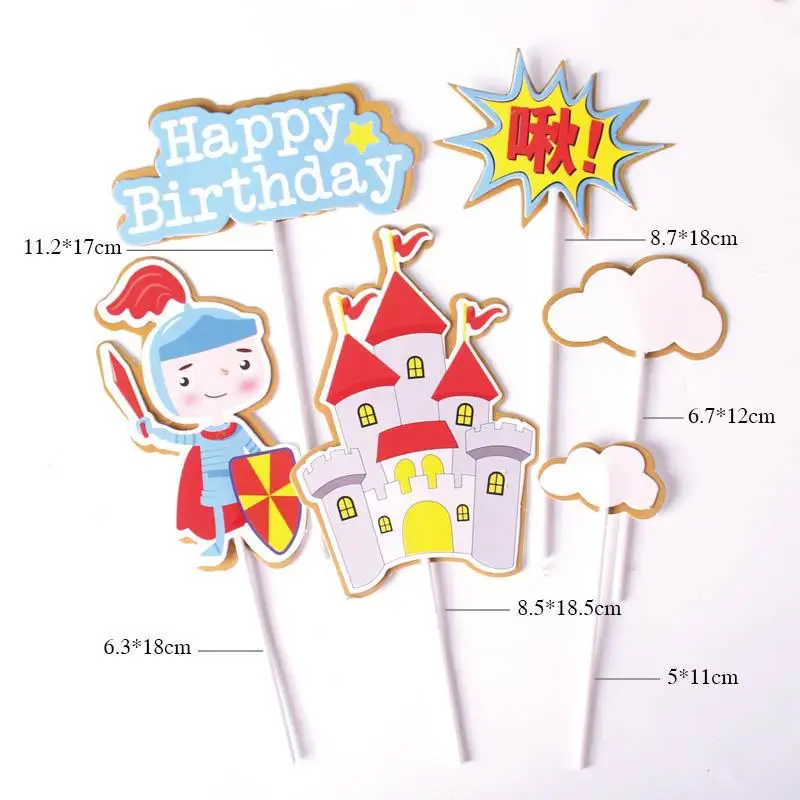 Милый Маленький принц детский Топпер для торта С Днем Рождения свадебные