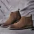 Мужские ботинки челси 40 ~ 46, 2021 удобные брендовые ботинки из натуральной кожи # KD537 - изображение