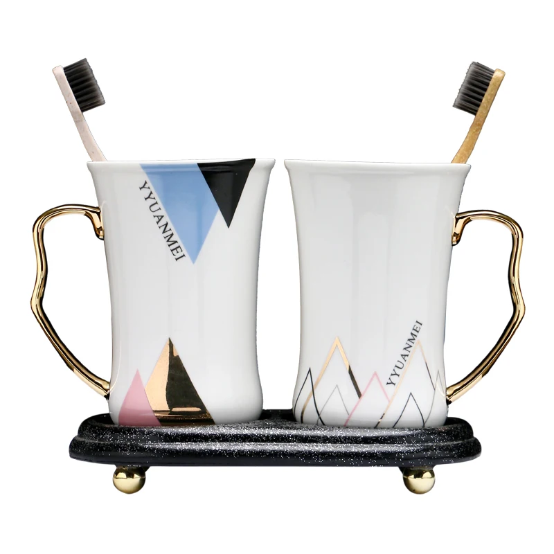 Креативные кофейные чашки двойная чаша керамическая подарок на день Святого