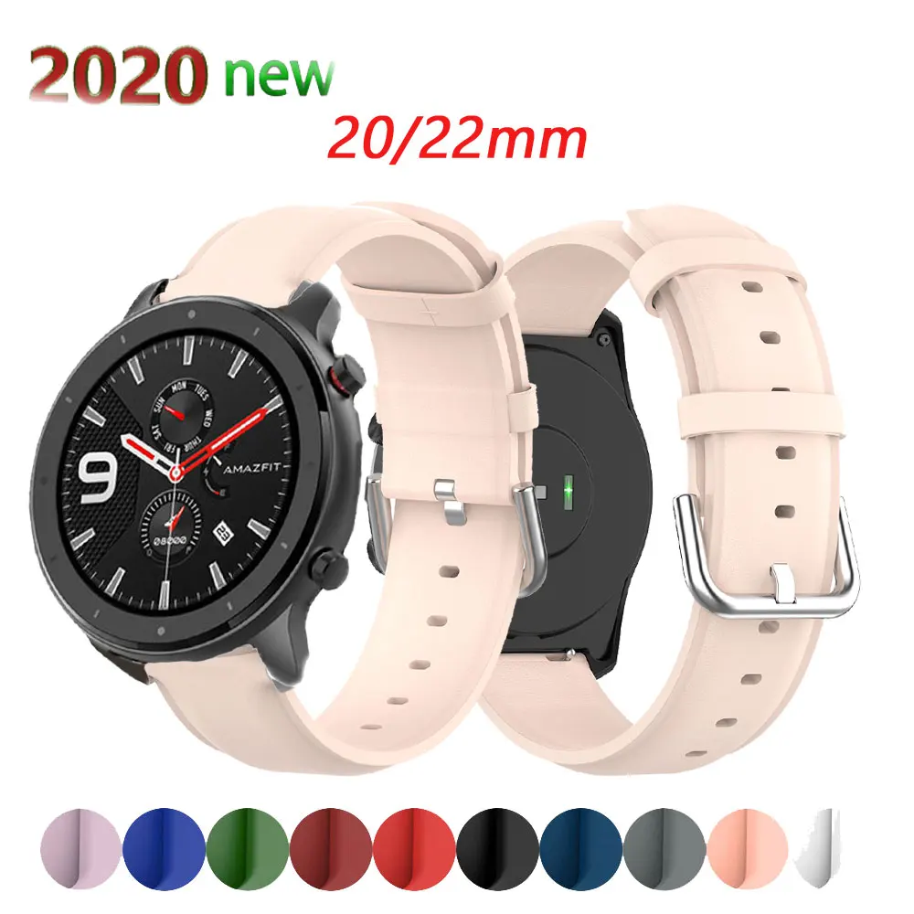 Браслет 22/20 мм Correa ремешок для наручных часов Xiaomi Huami Amazfit GTR 47 (Европа) 42 версия