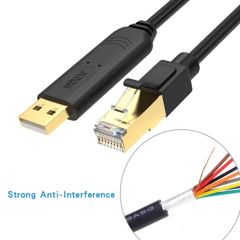 Промышленный USB-кабель для консоли кабель USB RJ45 Коммутатор Cisco Huawei H3C 232 отладка