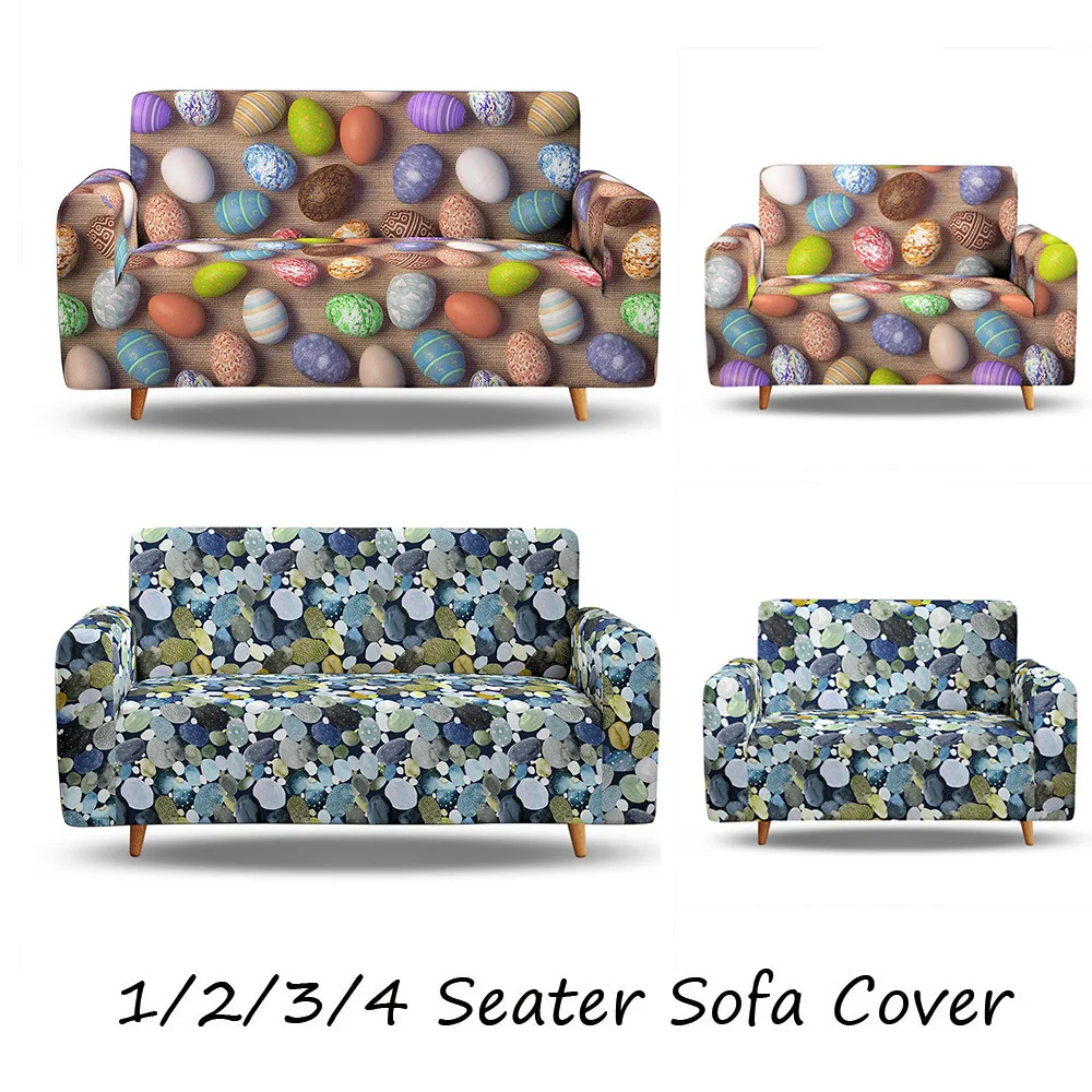 

Pebble Pattern Sofa Elastic Sofa Cover Living Room Corner Sofa Cover Armchair Cover 1/2/3/4 Seat Sofa Covers for Living Room