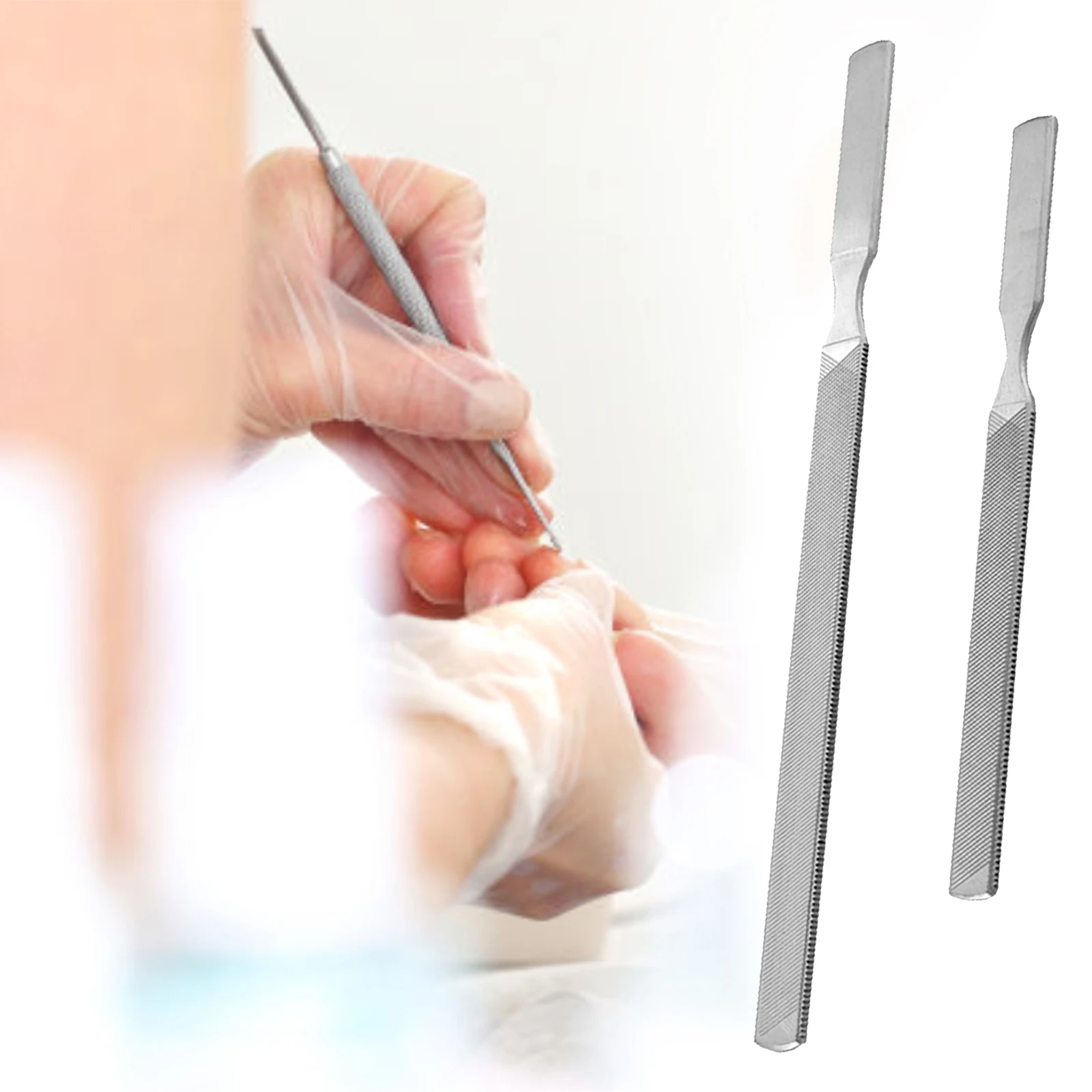 

Double Sided Pedicure Metal File Stainless Steel Metal File Cocoon Remover Metal File For Sanding Rod Pedicure Scrub Tools