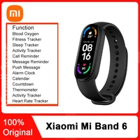 xiaomi mi band 6 bluetooth smart band heart rate fitness tracker blood oxygen detection new global version 5 atm waterproof