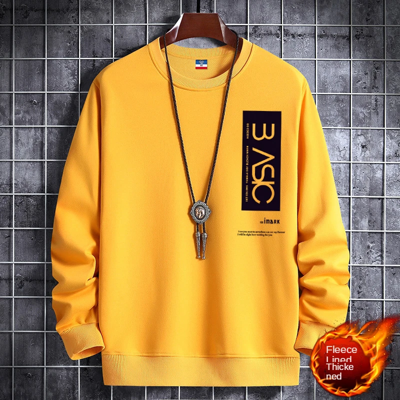 

Solid Color Men's Winter Sweatshirt Anime Clothing Autumn Shirt Black MAN HOOD Hong Edition Oversize Clothes Disguise Tops M-4xl