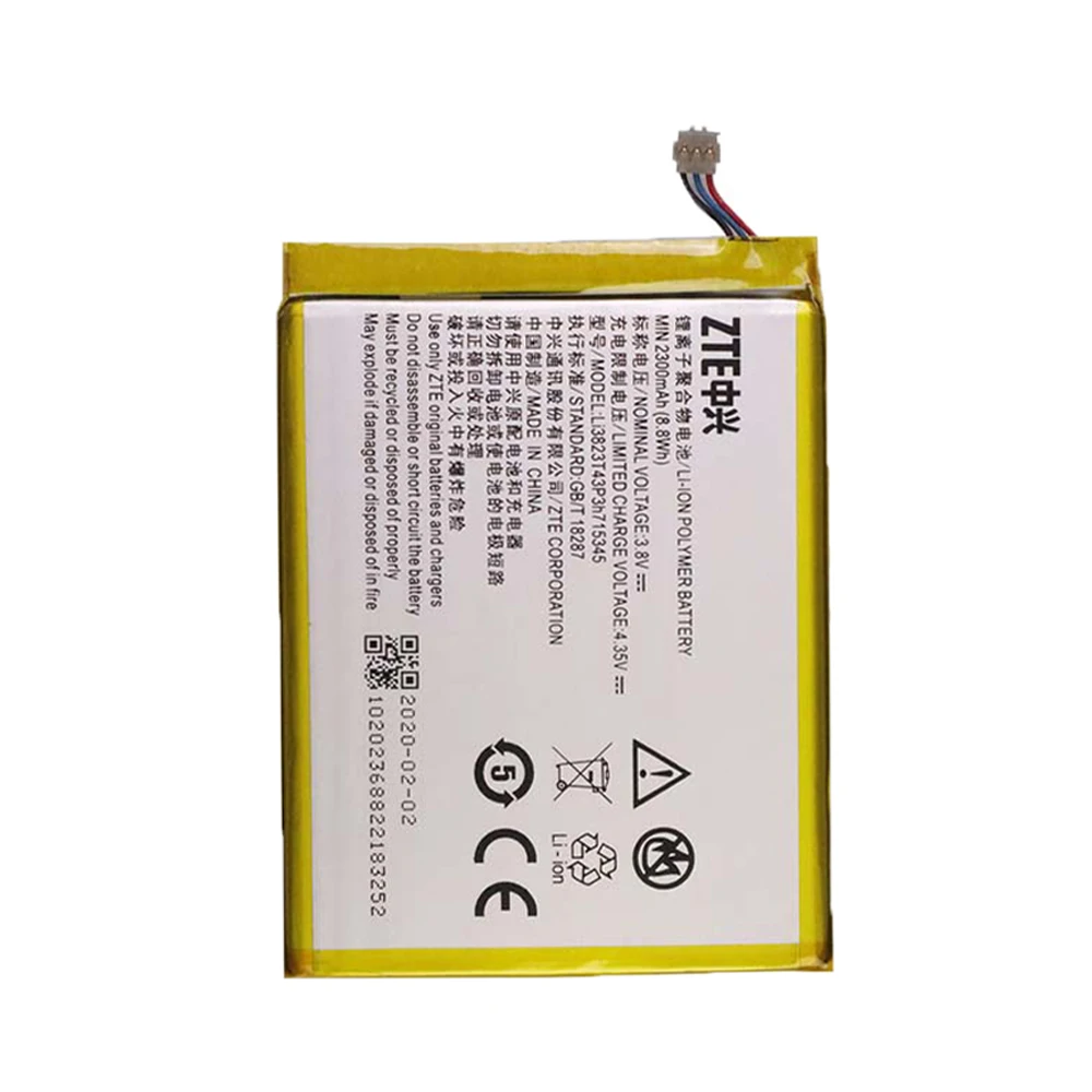 Аккумулятор LI3820T43P3h715345 3 8 в 2300 мач для ZTE MF910 MF910S MF910L MF920 MF920S сменные батареи Grand S