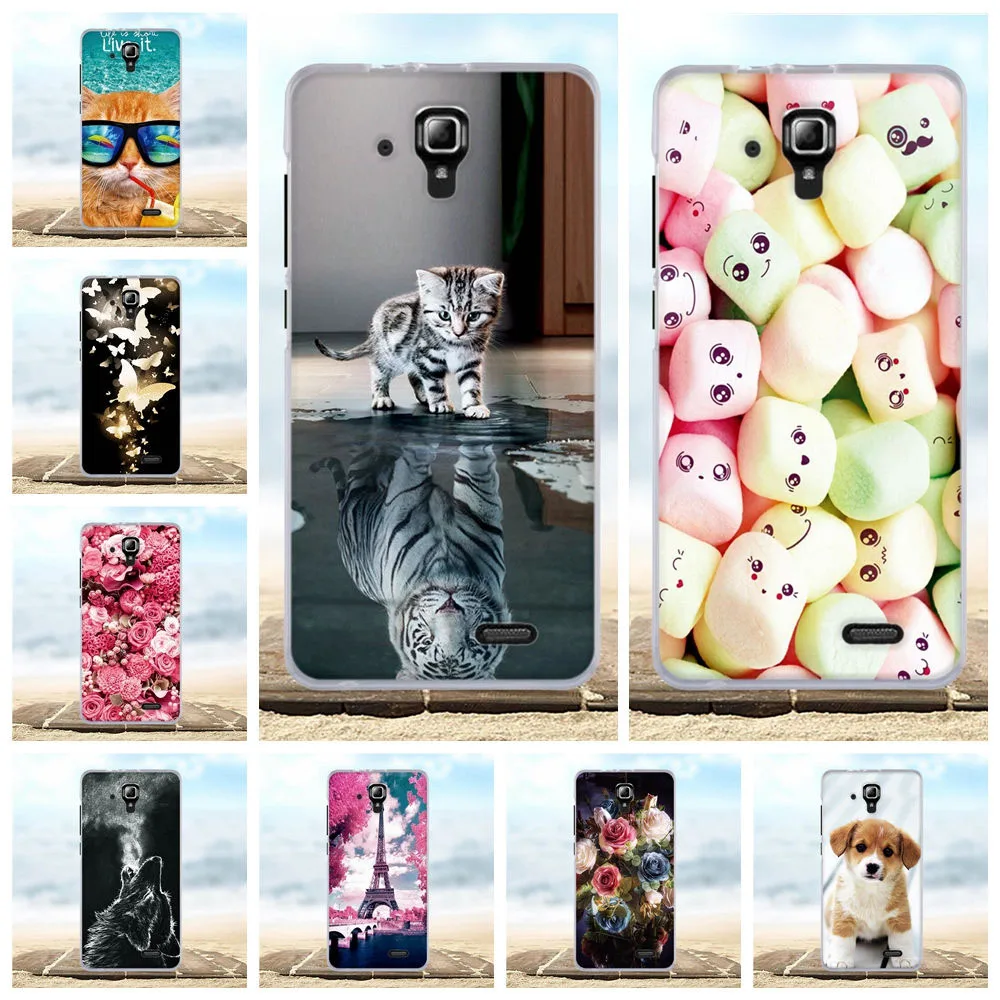 Чехол для Leovo A536 мягкий силиконовый чехол из ТПУ Для Lenovo A358T с 3D рисунком милые