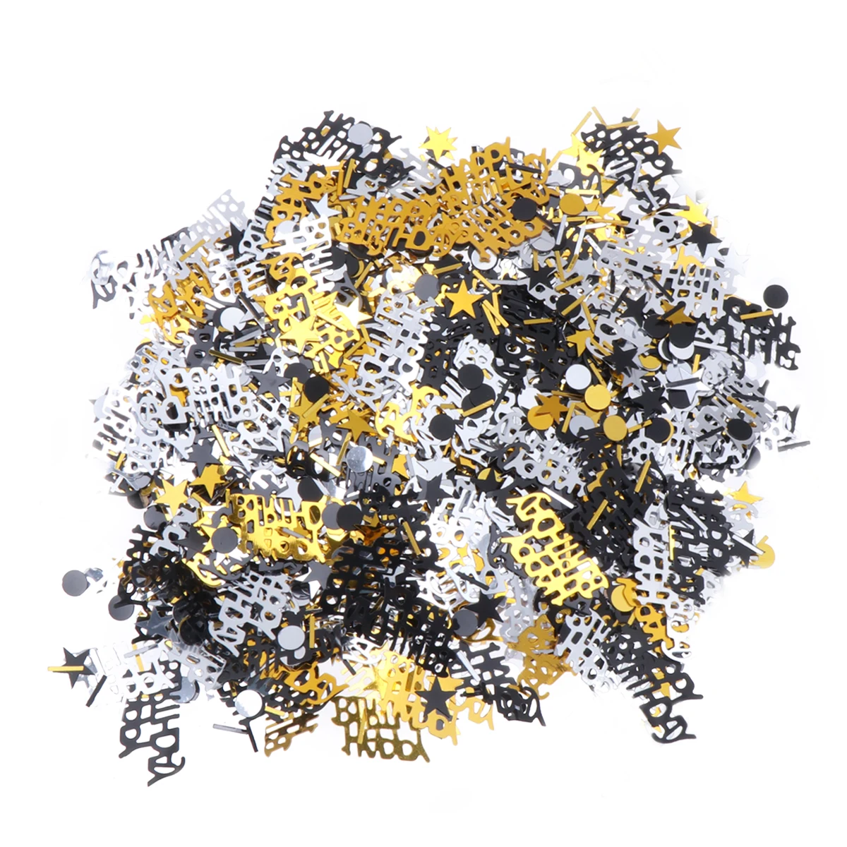 Три цвета в горошек и полоски шаблон конфетти для дня рождения стол Конфетти