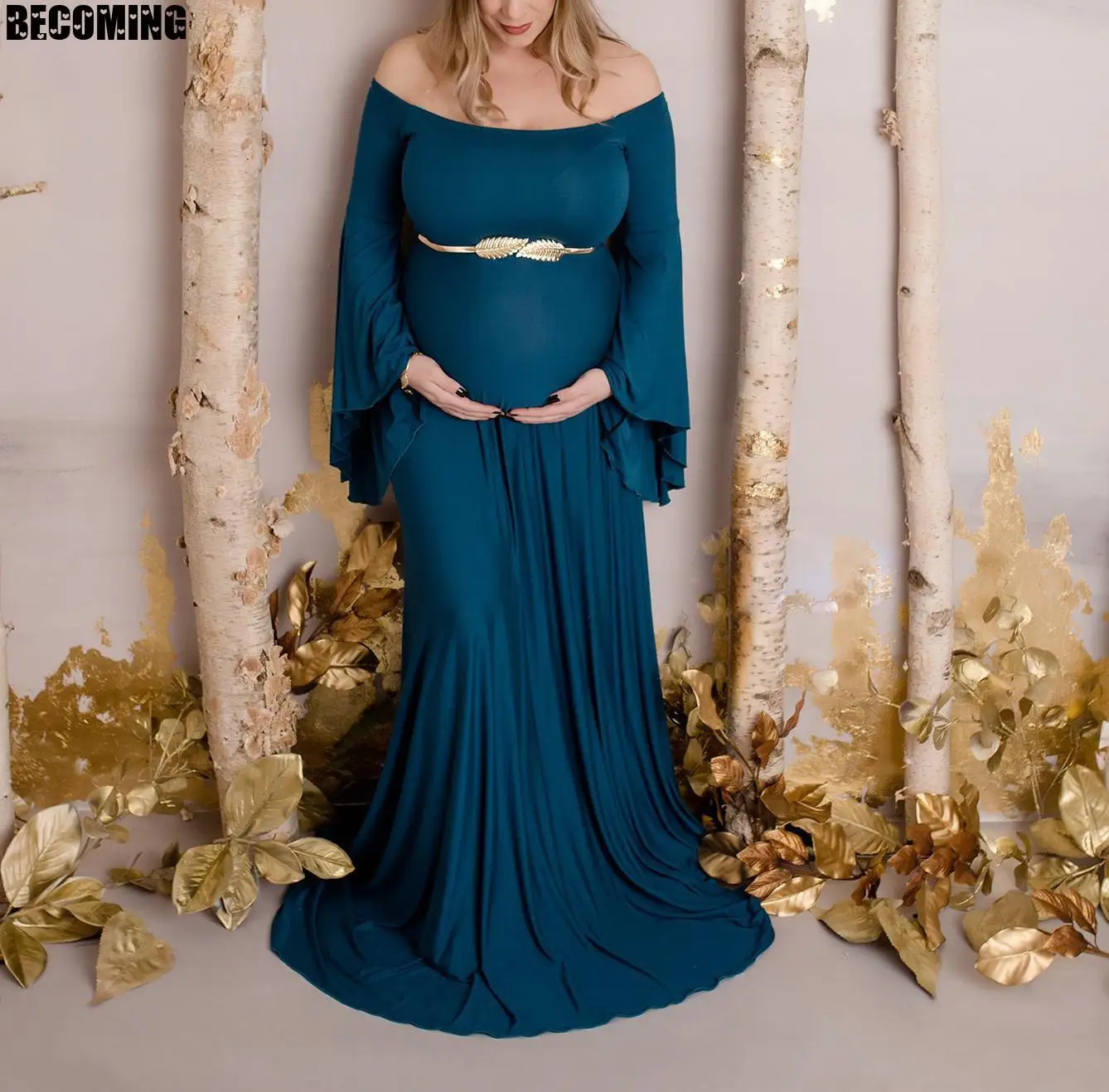 Платья для беременных фотосессии милое длинное напольное платье реквизит