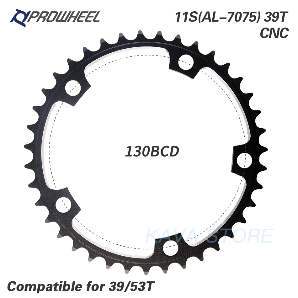 Звездочка PROWHEEL ROAD велосипедная звездочка 110BCD 130BCD 34/39/50/53T 8/9/10/11 скоростей | Спорт и