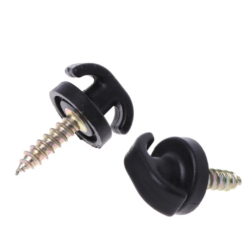 

2 Pcs Universal Car Rear Envelope Cargo Net Tie Down Hook Ring Loop Hanging