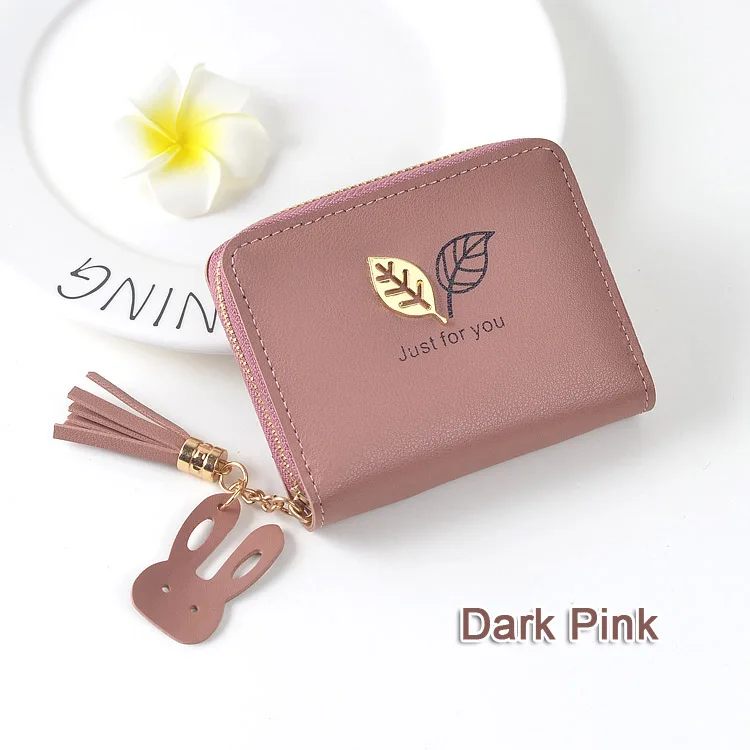 Dark Pink TONUOX, женские кошельки, Дамский кошелек для монет, держатель для карт, хорошее качество, монетные сумки, короткие женские кошельки, клатч, кошелек, кошелек, бумажник - Цвет: Dark Pink