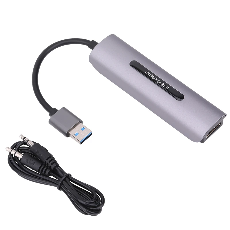 Карта захвата Z39 HDMI/F + MIC на Audio USB 4K Поддержка игр Windows Android Linux и MacOS т. д.|Карты видео-