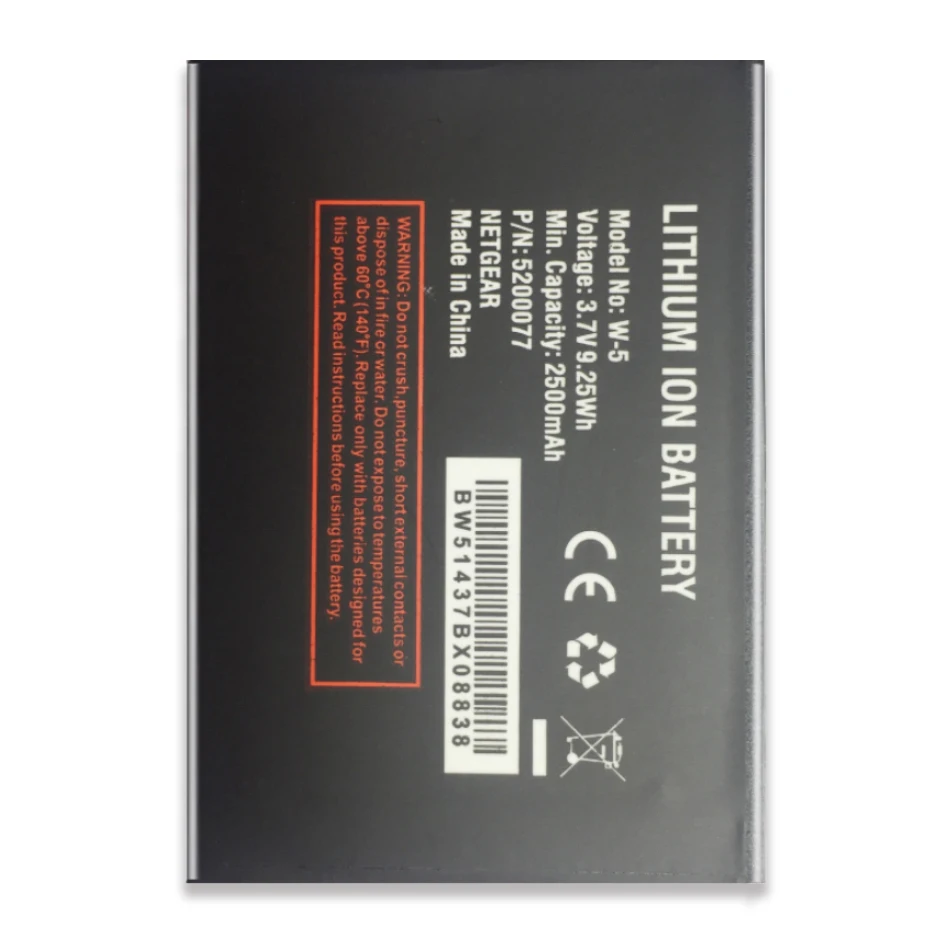 W 5 Аккумулятор для Netgear Sierra 770S 771S 790S 782S W5 сменный аккумулятор 2500 мАч|Аккумуляторы
