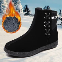 new snow boots womens thick soled short boots thickened warm large cotton shoes casual boots