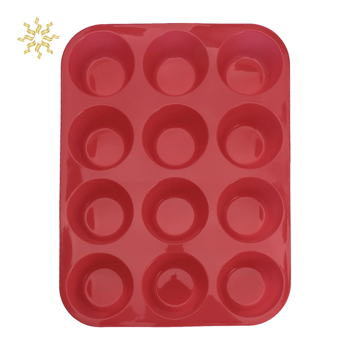 1 шт. силиконовая форма для выпечки 12 чашек |