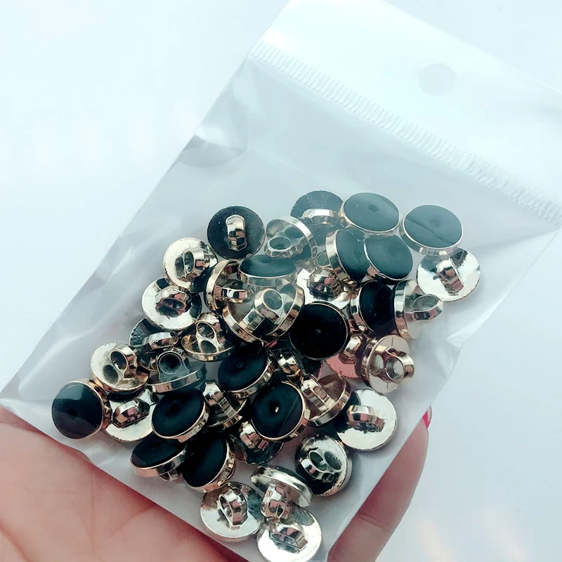 

HL 50/150pcs 11mm New Plating Buttons DIY Apparel Sewing Accessories Shirt Buttons